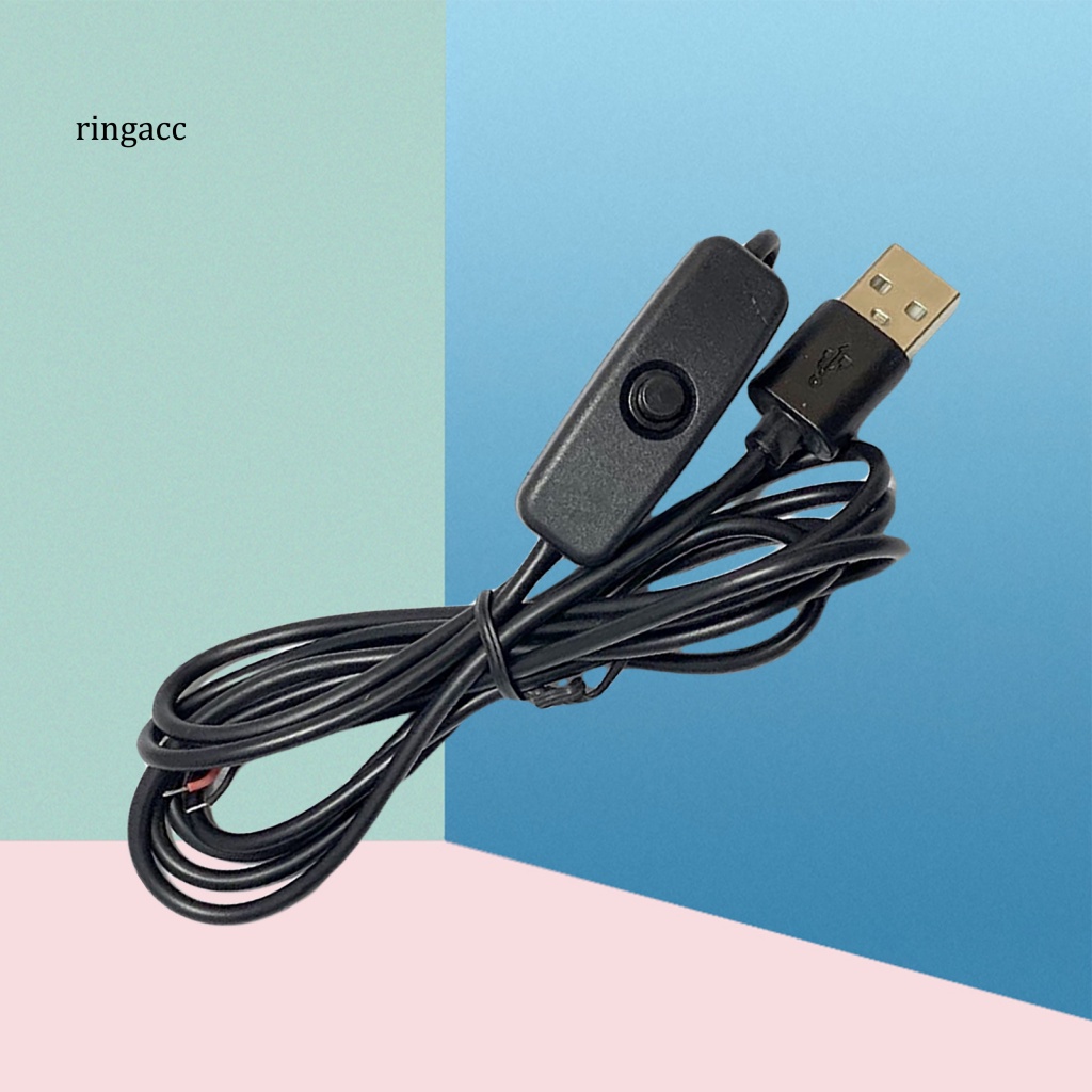 Rga Dây Công Tắc Nguồn Nối Dài Cổng USB Chịu Nhiệt Độ Cao Cho Đèn LED