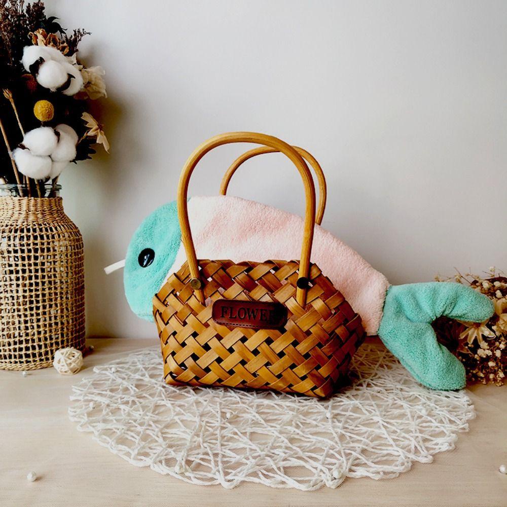 MIQUEL Khăn Tắm Vải Nhung San Hô Hình Vuông Nhỏ Nhanh Khô Thấm Hút Nước Dạng Treo Hình Cá Cho Phòng Tắm