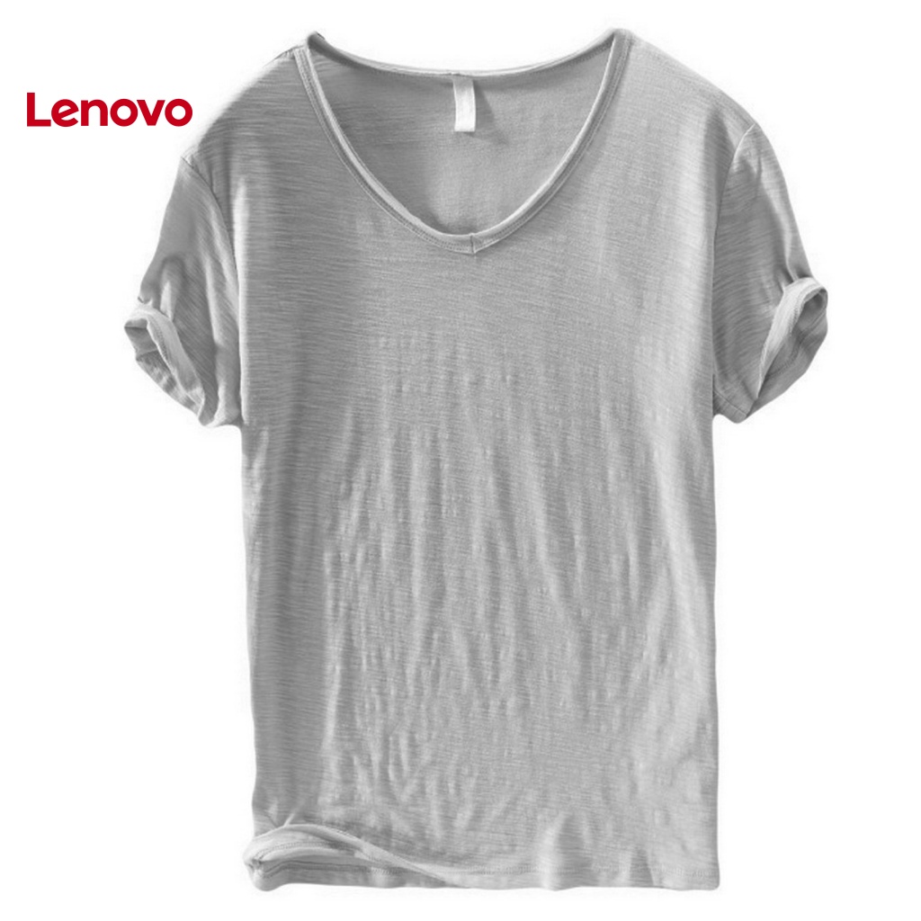 Áo Thun Tay Ngắn Cổ Chữ V Màu Trơn Họa Tiết Hoa Hướng Dương Thời Trang Mùa Hè Cho Nam