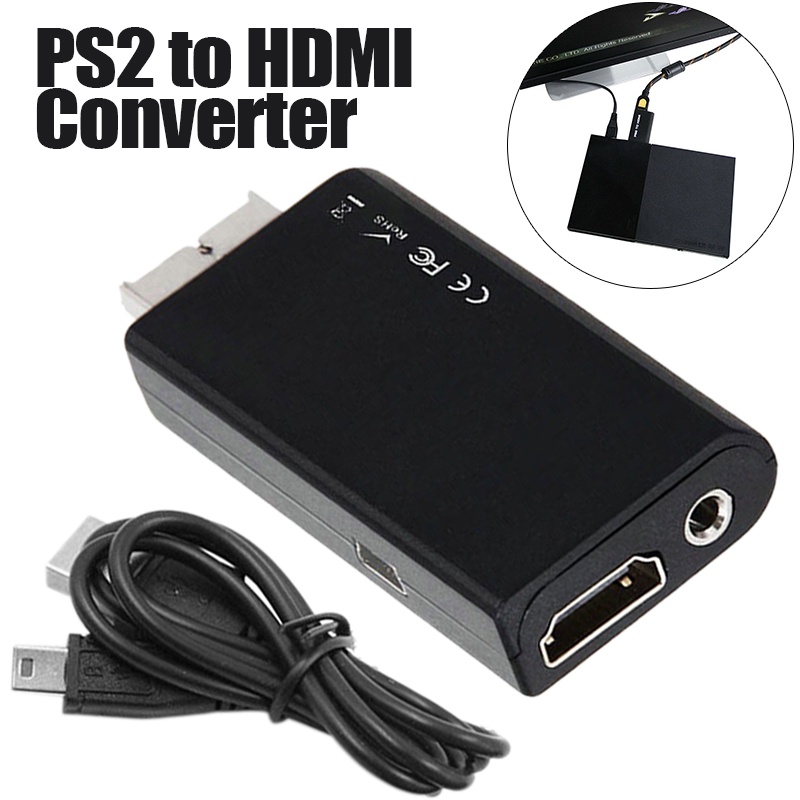 Bộ Chuyển Đổi PS2 Sang HDMI AV HDTV Với Đầu Ra Âm Thanh 3.5mm