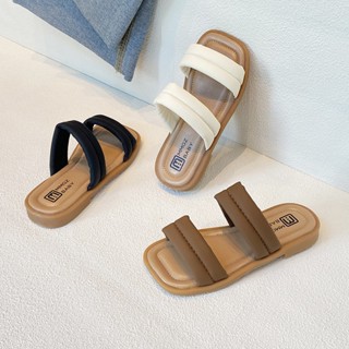  Dép Da PU Đế Xuồng Chống Trượt Hở Ngón Màu Trơn Thời Trang Hàn Quốc 2023 Cho Bé Gái 