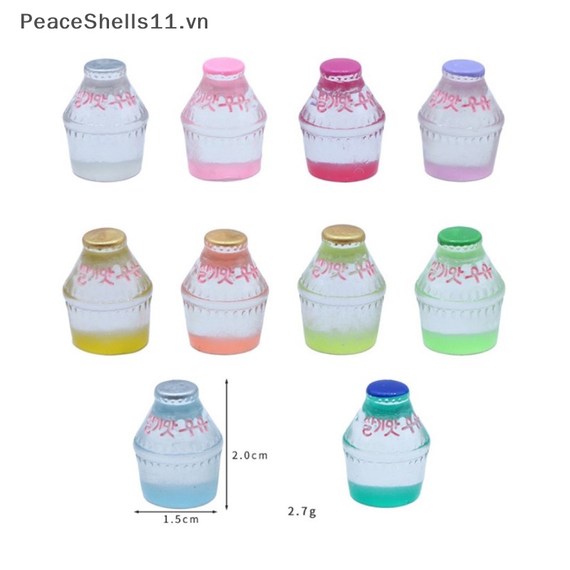 Bộ 5 Tượng Nhựa Phát Sáng Trong Bóng Tối Trang Trí Búp Bê