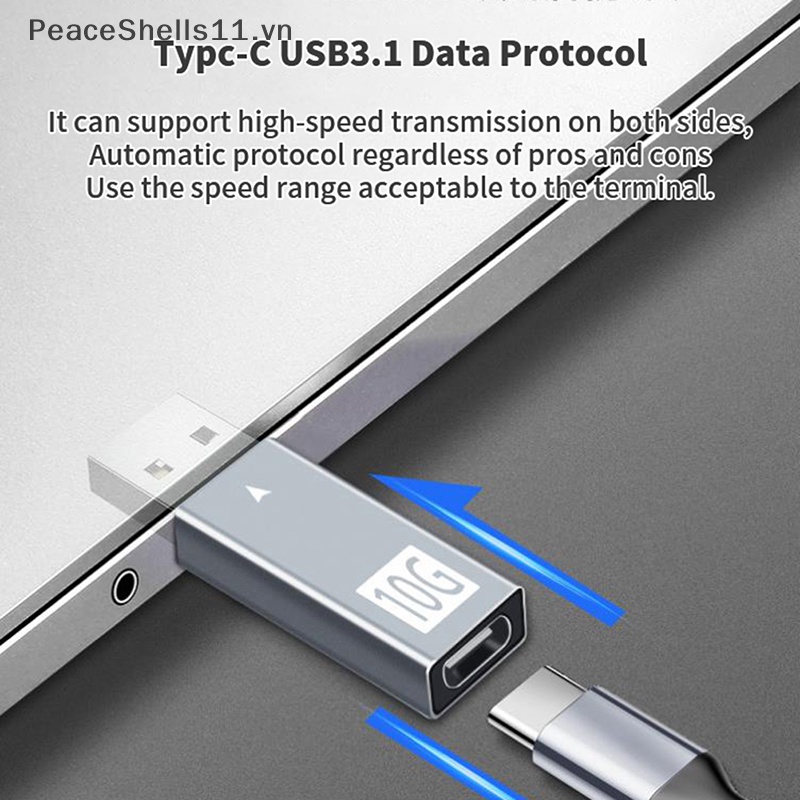 Đầu Chuyển Đổi USB 3.1 Sang Type C 10Gbps USB-A Sang USB-C 3.1-Gen2 Chuyên Dụng Cho Tai Nghe Máy Tính