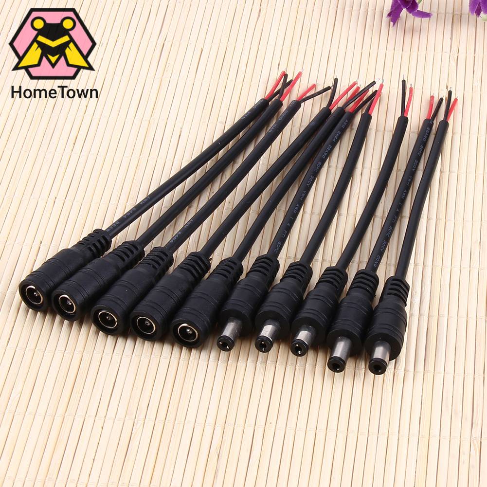 Set 5 Đầu Nối DC Cao Su 5.5 * 2.1mm