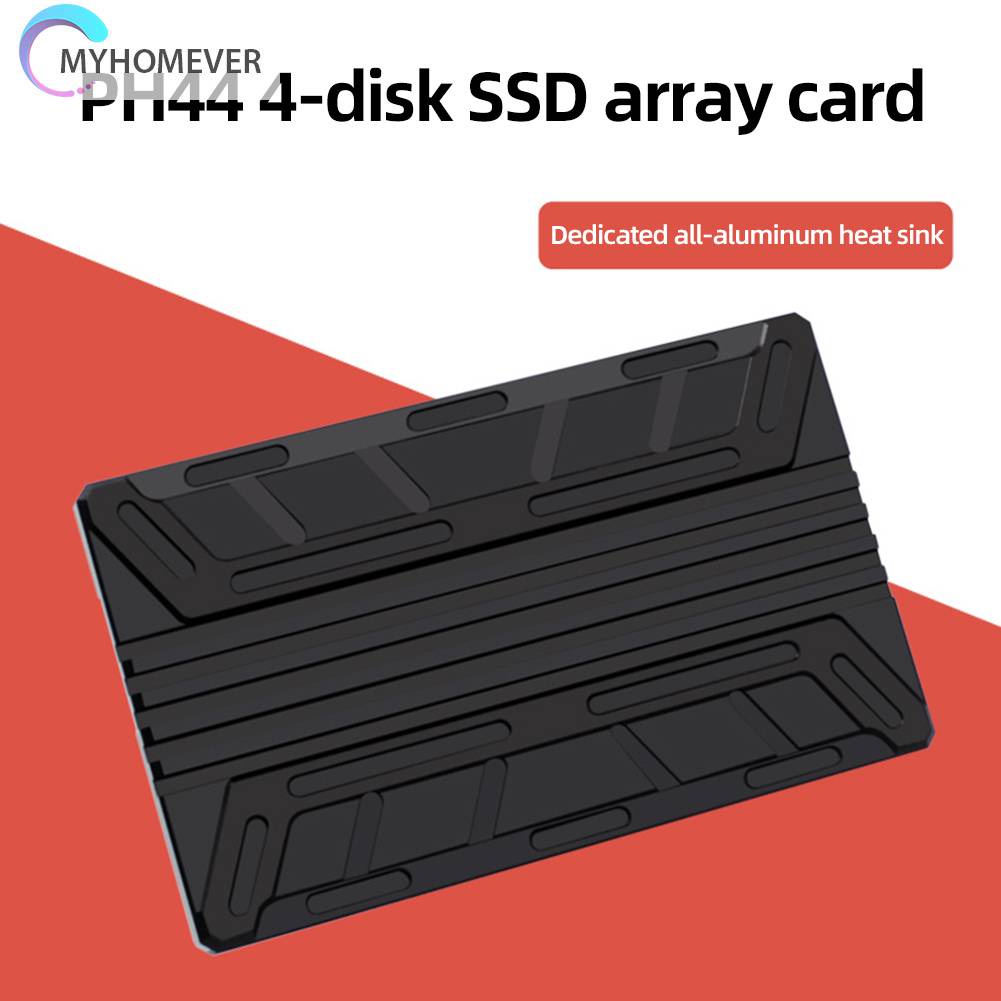 Thẻ Chuyển Đổi Mở Rộng NVME M.2 MKEY SSD RAID Kèm Tản Nhiệt