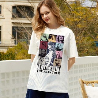 Áo Thun Nữ Cổ Tròn In Hình Taylor Swift Thời Trang