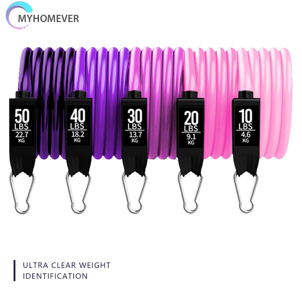 Set 11 Dụng Cụ Dây Kéo Đàn Hồi Hỗ Trợ Tập Thể Hình Chống Trượt