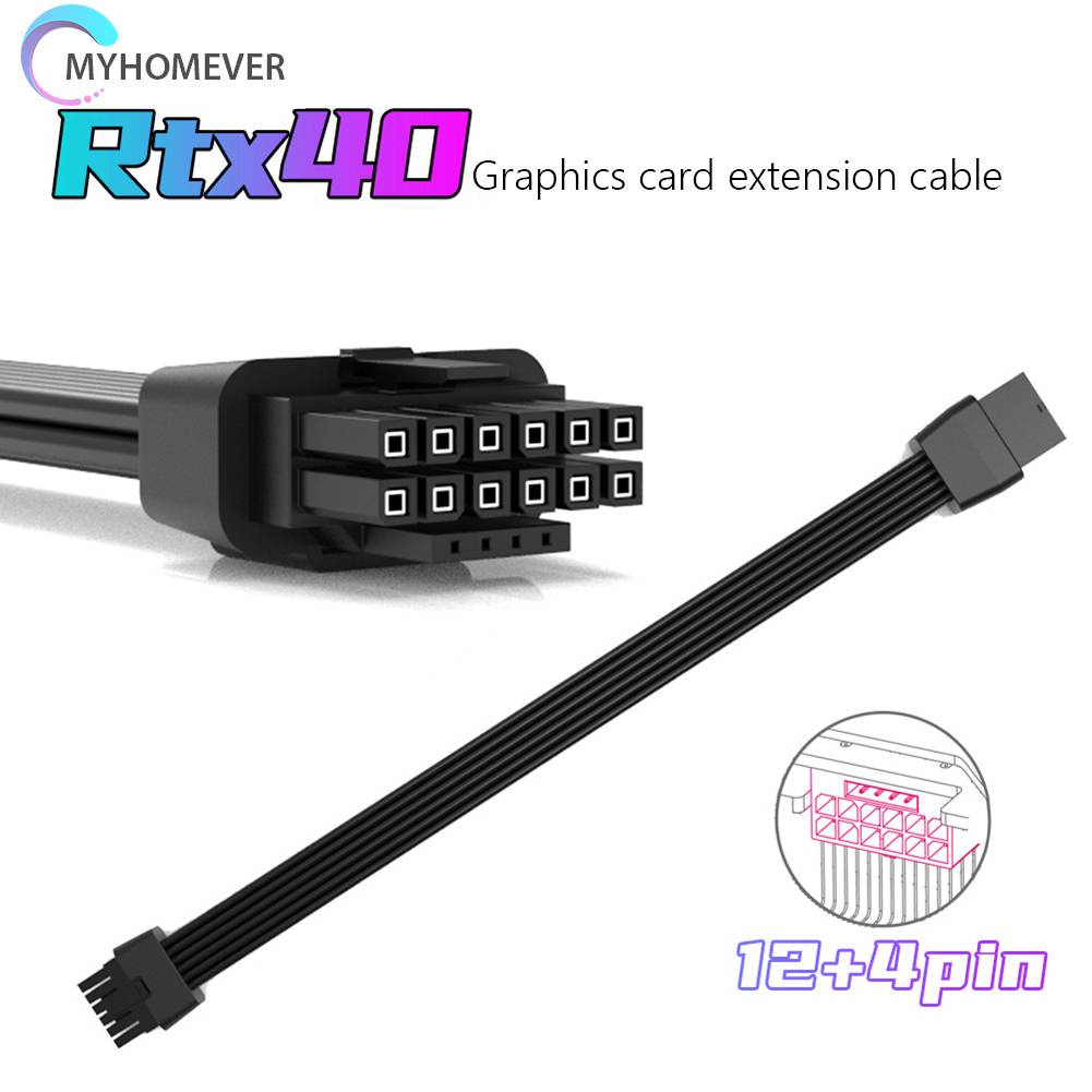 Dây Cáp Nguồn GPU 70cm 16pin (12 + 4) 12VHPWR 16AWG Cho RTX 3090Ti 4070Ti 4080 4090