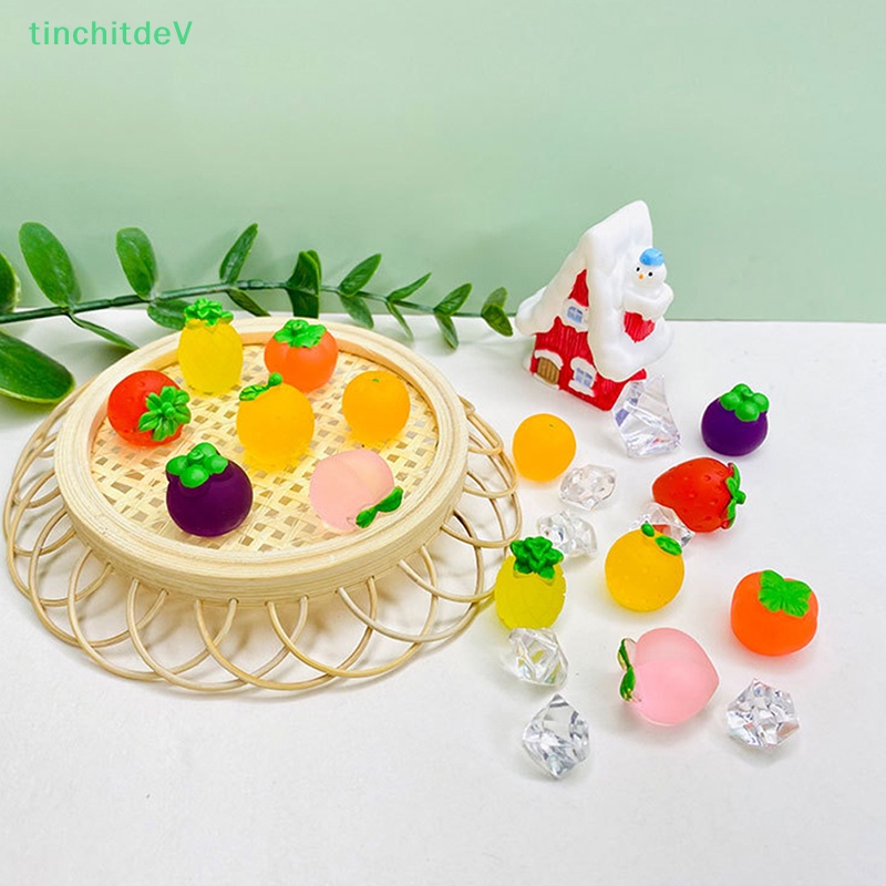 [TinchitdeV] Set 5 Đồ Chơi Trang Sức / Móc Khóa / Điện Thoại Hình Trái Cây Mini Bằng Nhựa Phát Quang DIY Dễ Thương Làm Quà Tặ