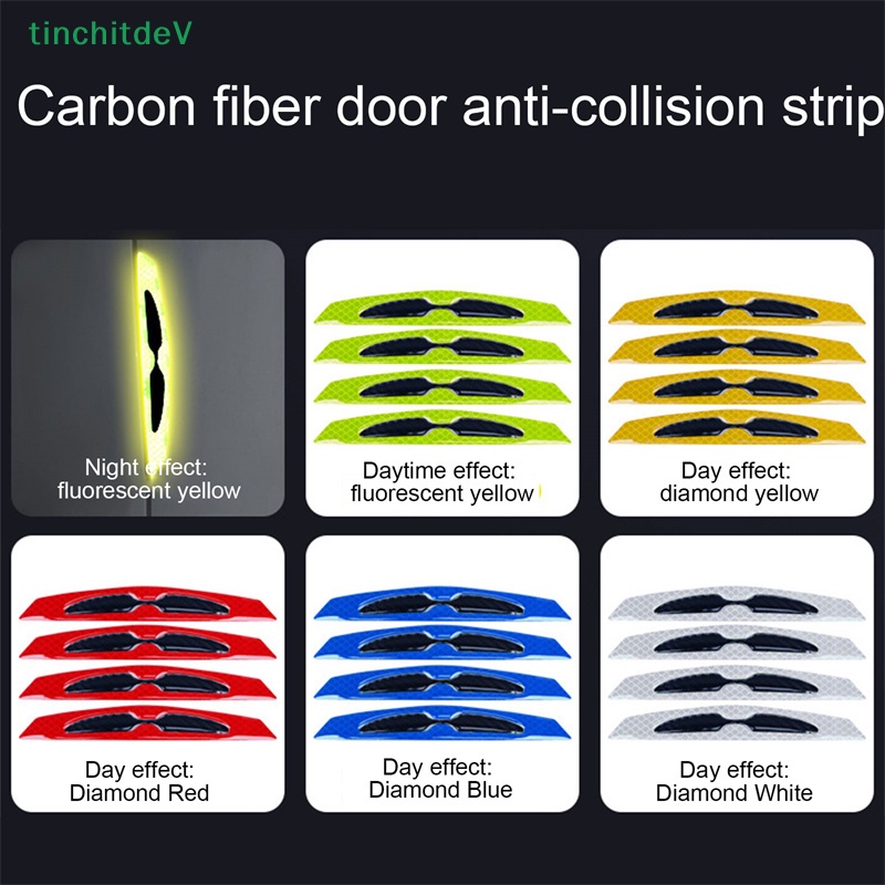 [TinchitdeV] Sticker Sợi Carbon 3D Dán Tay Cầm Cửa Xe Hơi Chống Trầy Xước [Mới]