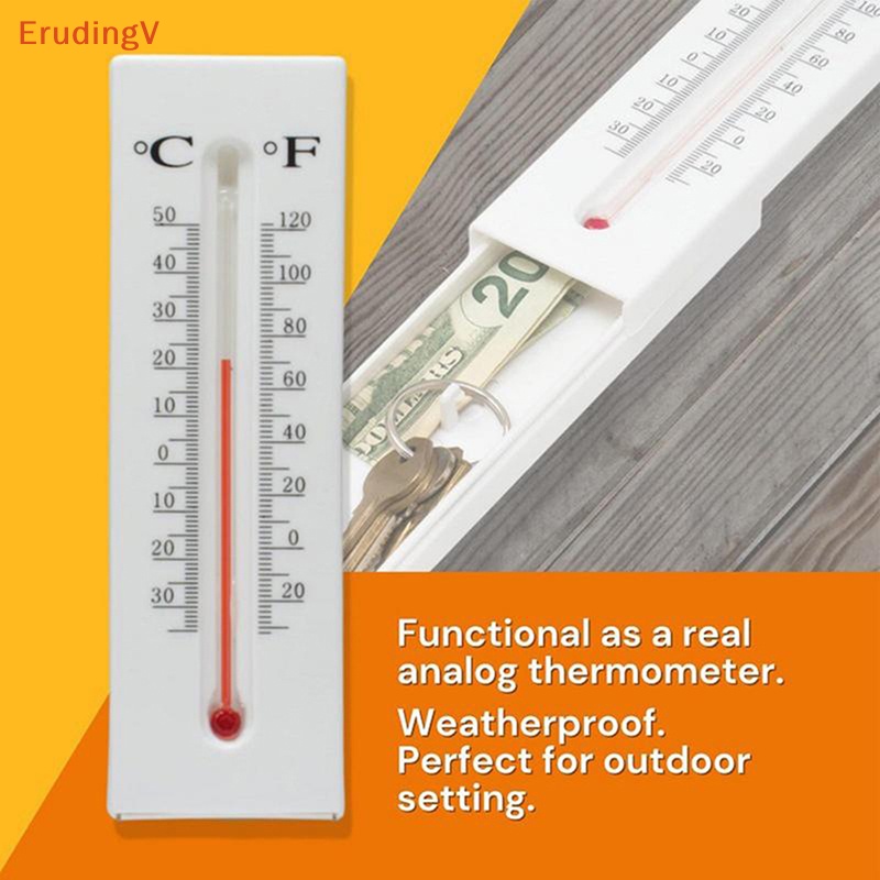 [ErudingV] Hộp Đựng Chìa Khóa Treo Tường Ẩn Hình Dạng Hộp Nhiệt Kế [Mới]