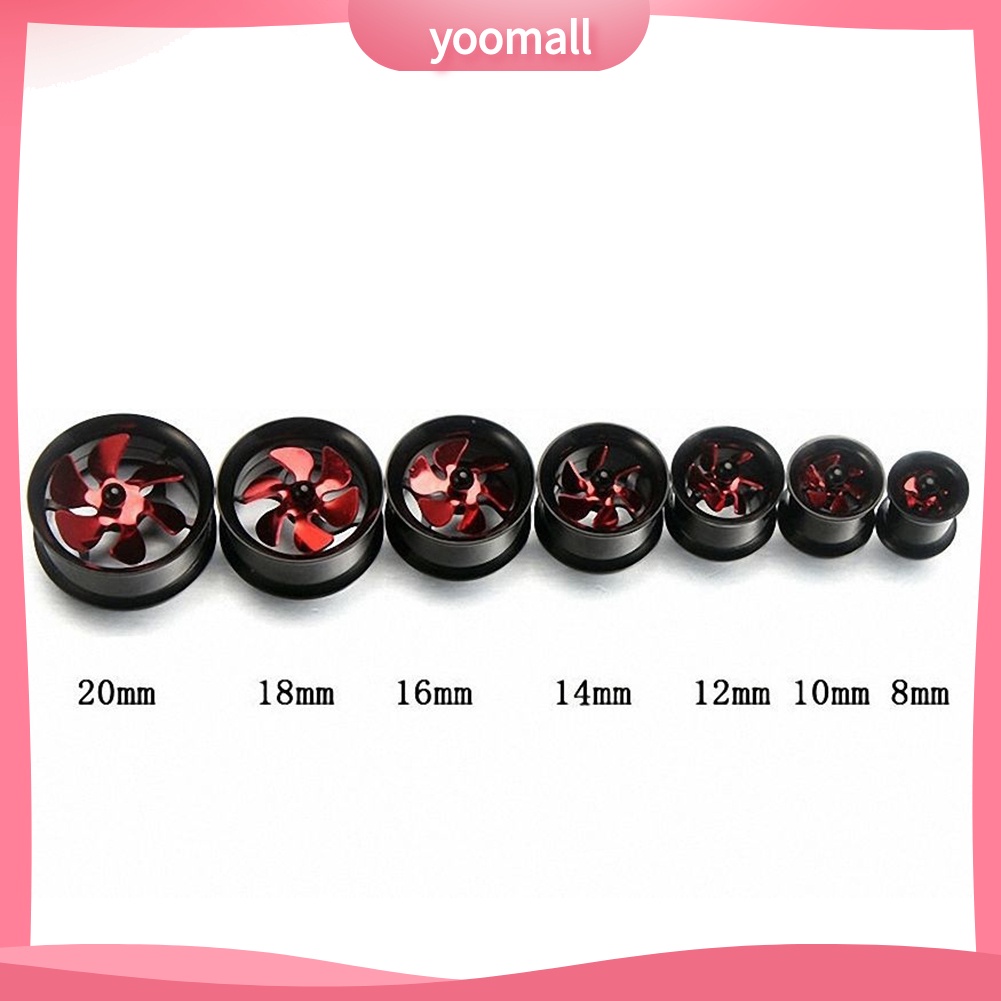 1 Khuyên Nong Tai Hình Cối Xay Gió Bằng Thép Không Gỉ 8-20mm
