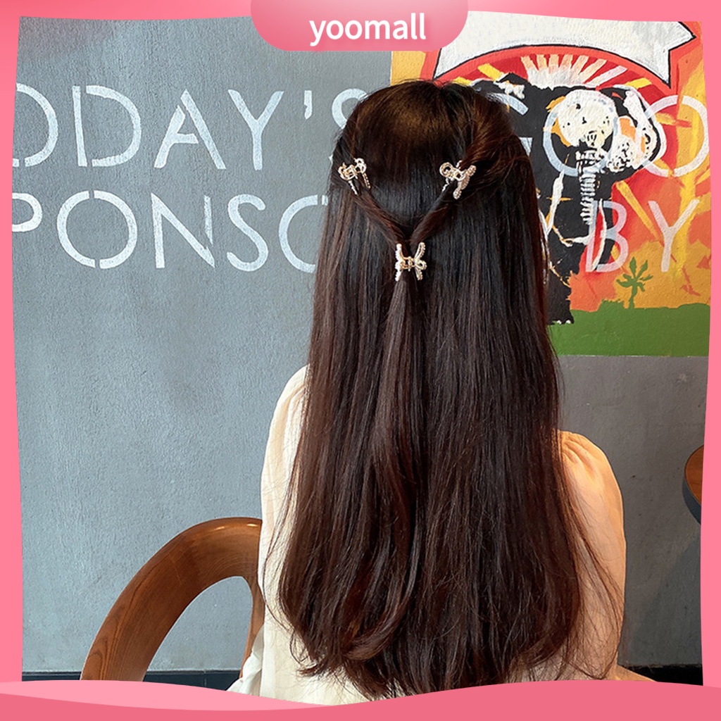 Kẹp Tóc Đính Ngọc Trai Giả Mini Xinh Xắn Thời Trang Cho Nữ
