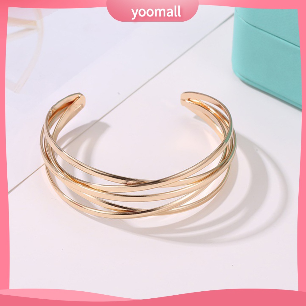 Vòng Tay Nhiều Lớp Dạng Hở Hình Thánh Giá Thời Trang Cho Nữ