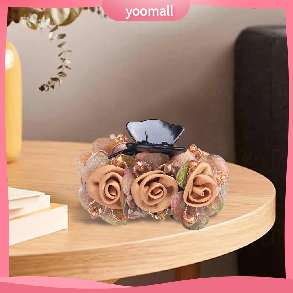 Kẹp Tóc Càng Cua Bằng Nhựa Co Giãn Chống Trượt Tạo Kiểu Tóc Thủ Công