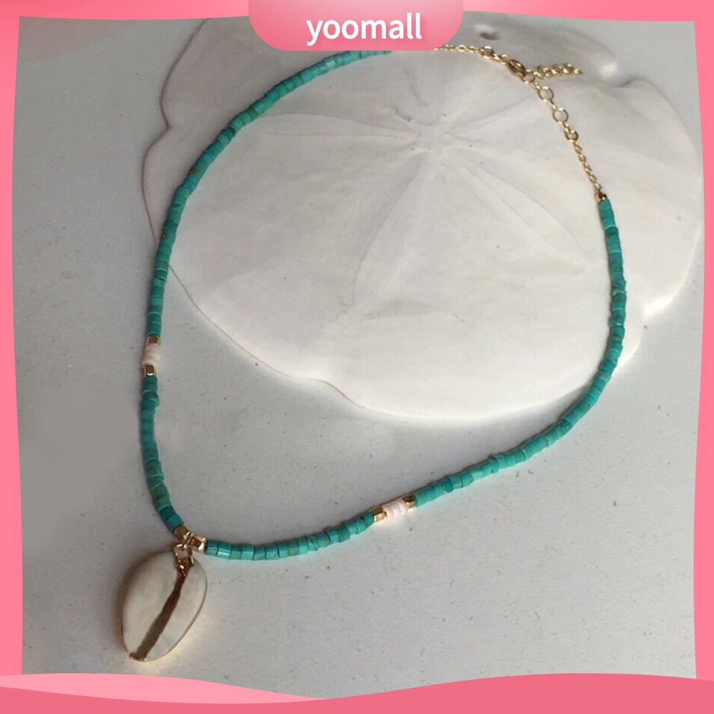 Vòng cổ Mặt Hình Vỏ Sò Phong Cách Bohemia Thời Trang Đi Biển Mùa Hè Dành Cho Nữ