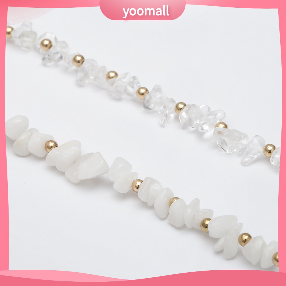 Vòng Cổ Choker Đính Đá Phong Cách Bohemian Thời Trang Đi Biển Mùa Hè Dành Cho Nữ