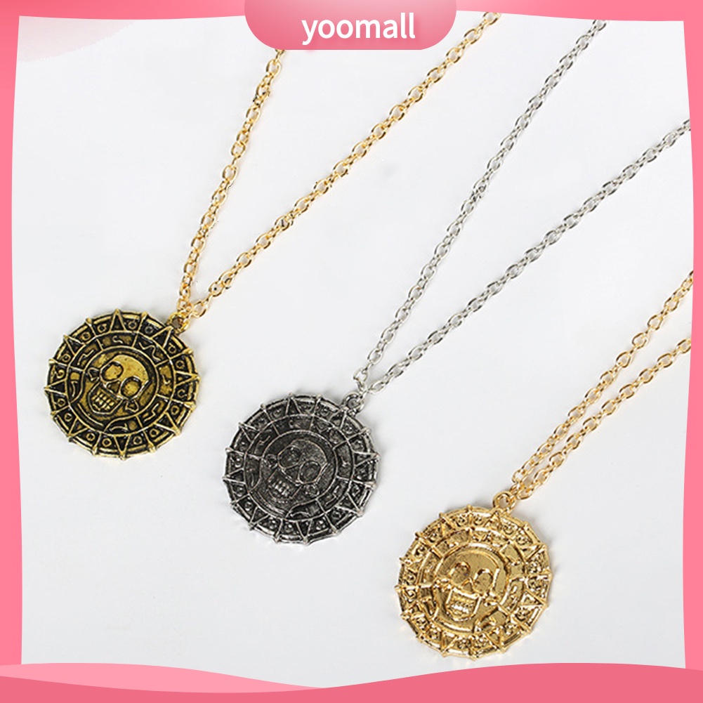 Vòng cổ Mặt Đầu Lâu Cướp Biển Caribbean Sáng Tạo