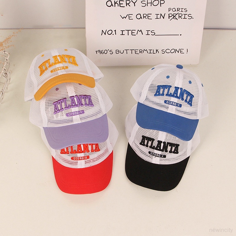 Mũ Lưỡi Trai Chống Nắng Phối Lưới Thời Trang Mùa Hè Hàn Quốc Cho Bé