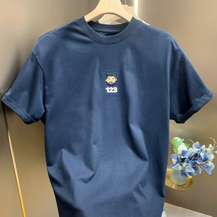 Áo Thun Tay Ngắn Cổ Tròn Dáng Rộng In Hình Thời Trang Mùa Hè Cho Cặp Đôi