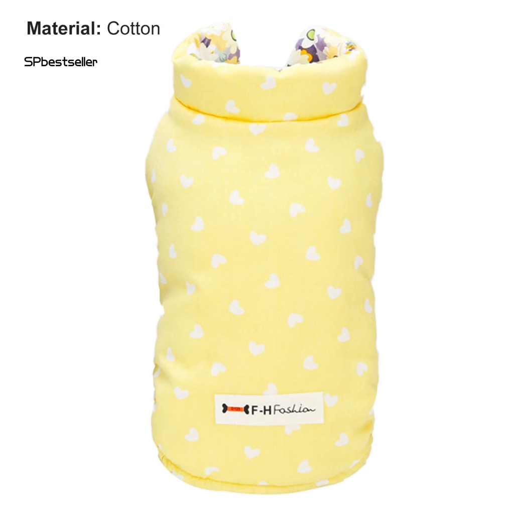 Áo Khoác Không Tay Giữ Ấm Màu Sắc Tươi Sáng Đáng Yêu Cho Thú Cưng