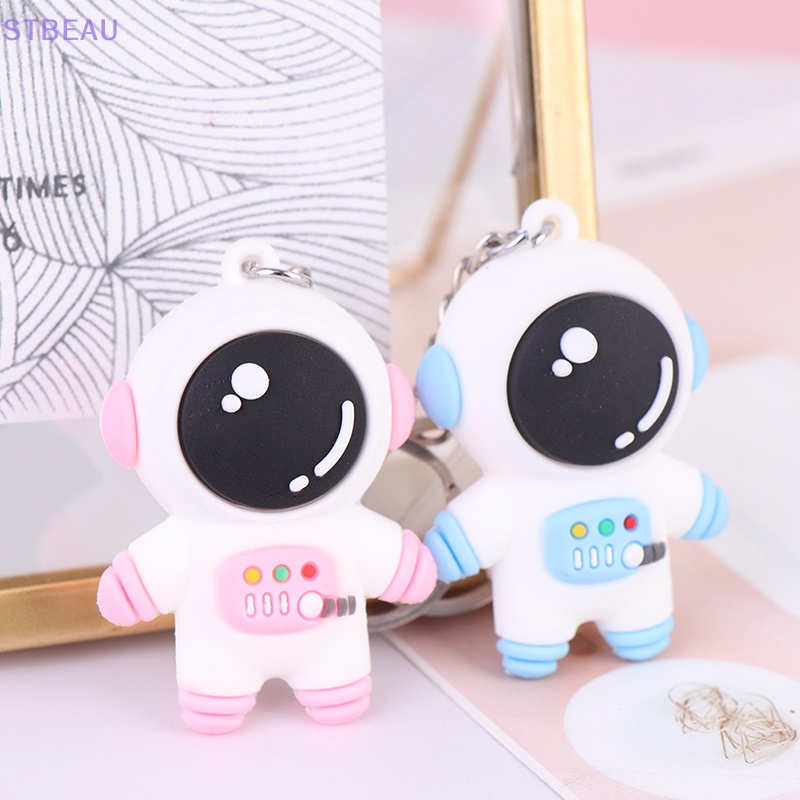 [Cxsteau] Móc Khóa Kim Loại Hình Phi Hành Gia Hành Tinh Vũ Trụ Tên Lửa Dễ Thương MME