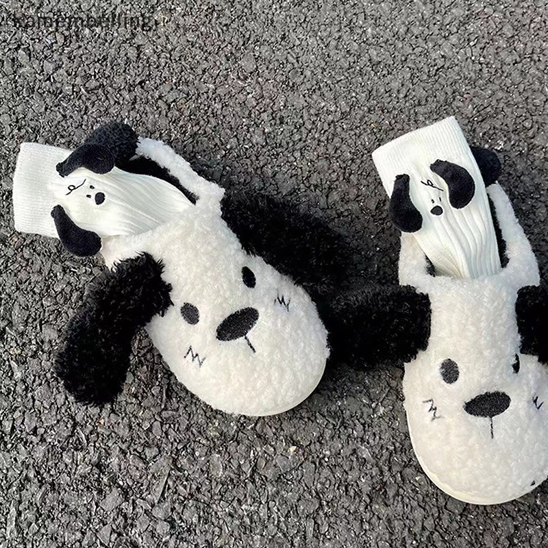 Vớ Đan Len Hình Cún 3D Dễ Thương Vui Nhộn Thời Trang Đường Phố Mới Cho Cặp Đôi