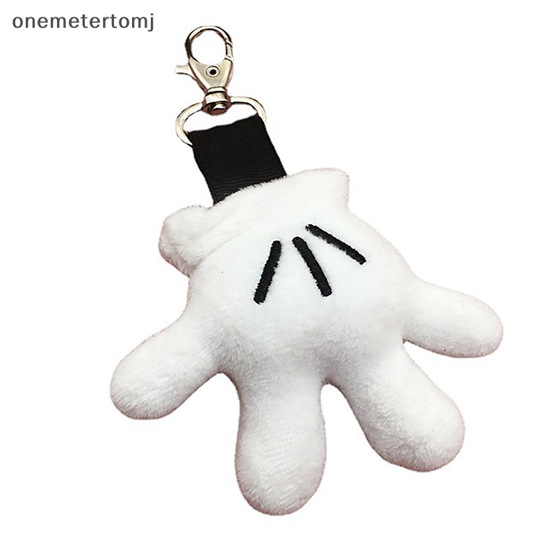 Vòng Nhẫn Gắn Búp Bê Nhồi Bông Màu Trắng Kiểu Hoạt Hình