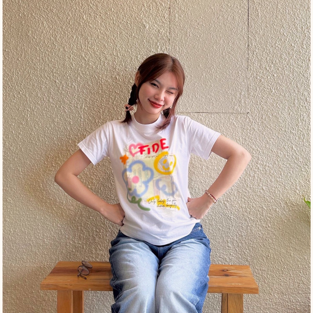 Áo Baby Tee FIDE thun cotton 100%, Áo thun BABY TEE Trendy 2023 BRCLOTHING