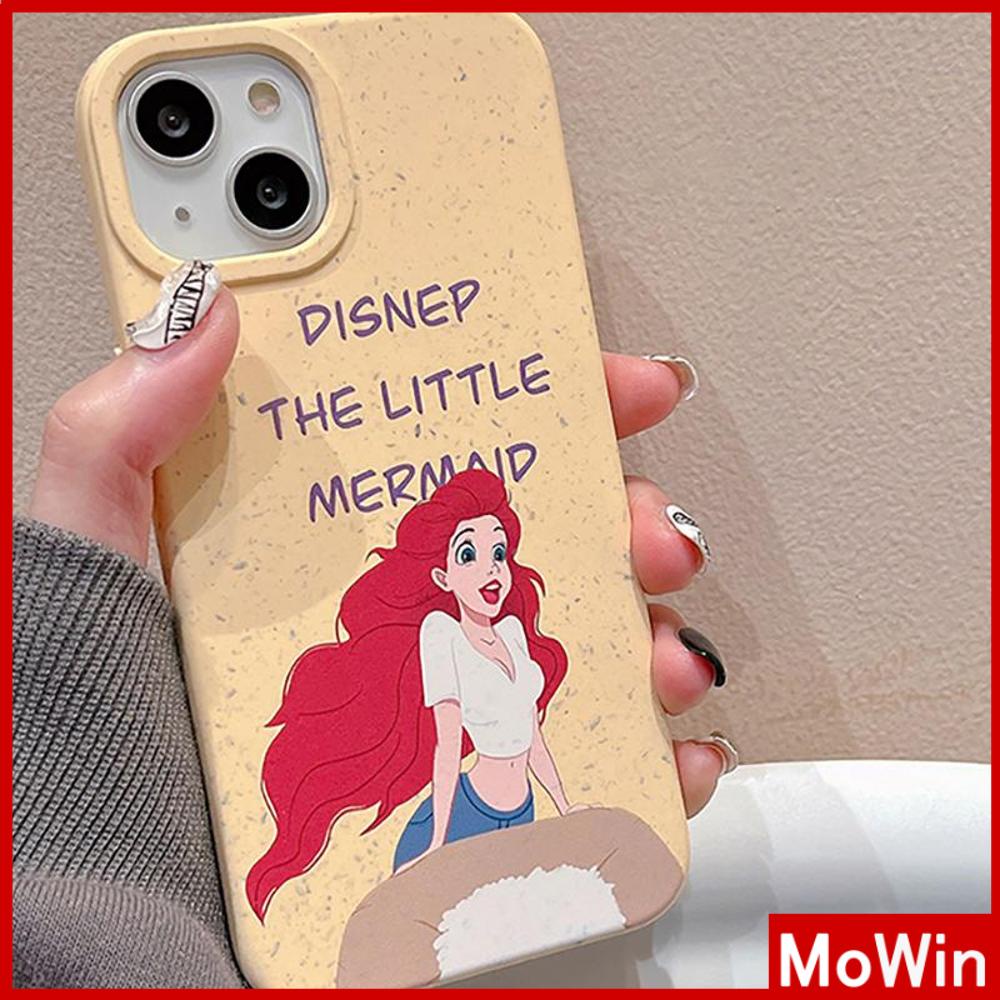 Ốp lưng iPhone 14 Pro max Ốp lưng iPhone có thể phân hủy thân thiện với môi trường Vỏ bảo vệ chống sốc mềm Công chúa tóc đỏ xinh xắn Tương thích với iPhone 13 Pro max 12 Pro Max 11 xr xs max 7 8Plus