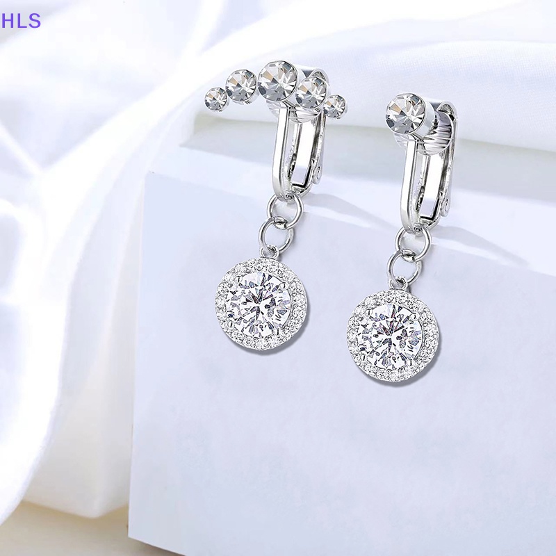 [HLS] Khuyên Rốn Dạng Kẹp Rốn Đính Đá Zircon Giả Trang Sức Toàn Thân Mới