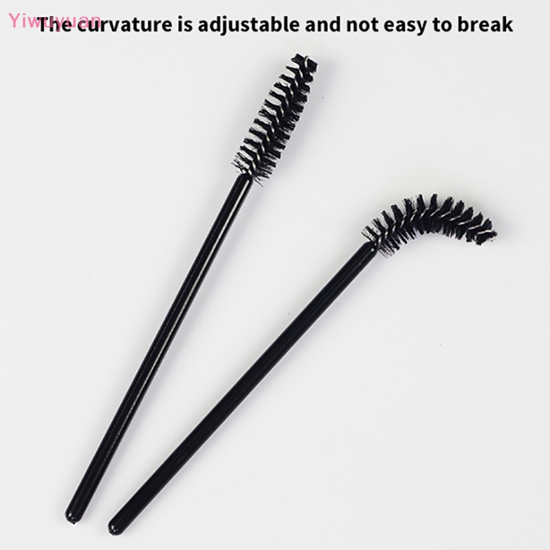 < Yiwuyuan > Cọ Mascara Chuốt Lông Mi / Lông Mày Mini Nhiều Màu Sắc Trang Điểm Linh Hoạt Có Thể Bent Mới