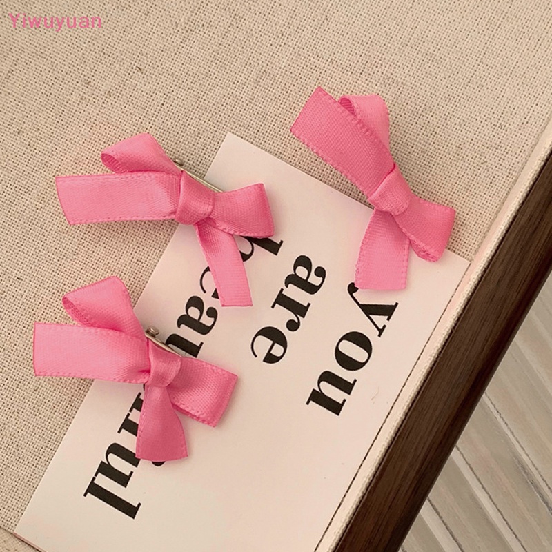 Bộ 5 Kẹp Tóc Nơ Nhỏ Xinh Xắn Cho Bé Gái