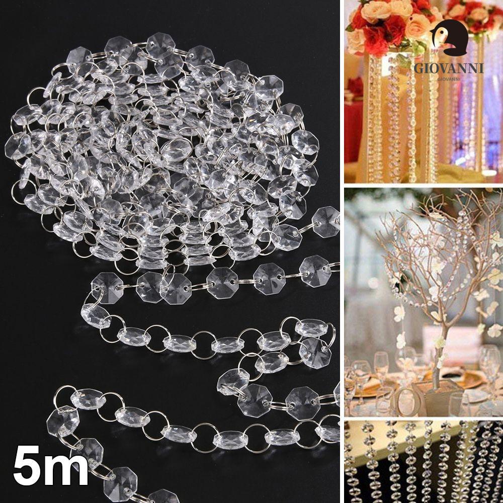 GIOVANNI Chuỗi Hạt Pha Lê Bằng Acrylic Dùng Trang Trí Tiệc Cưới DIY