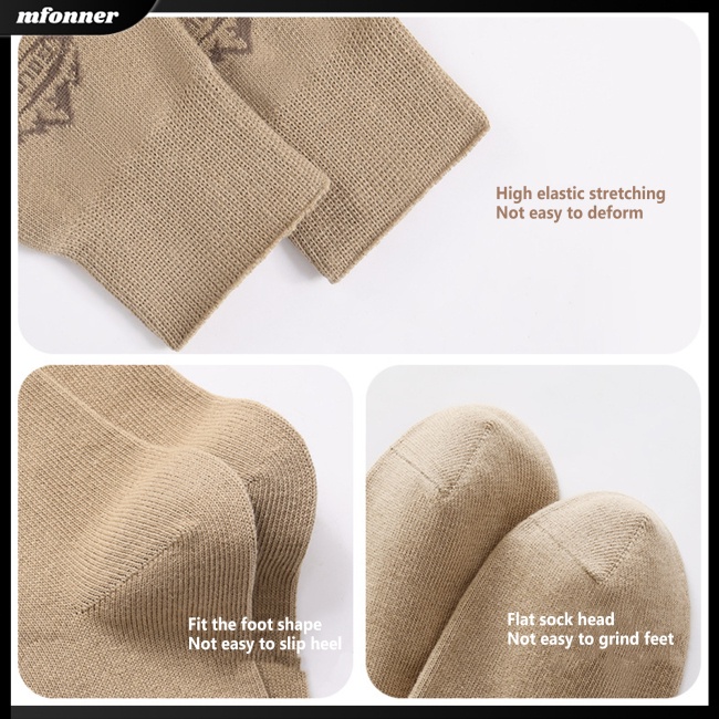 Vớ Cotton Thấm Hút Mồ Hôi Thoáng Khí Màu Sắc Đơn Giản Dành Cho Nam Và Nữ