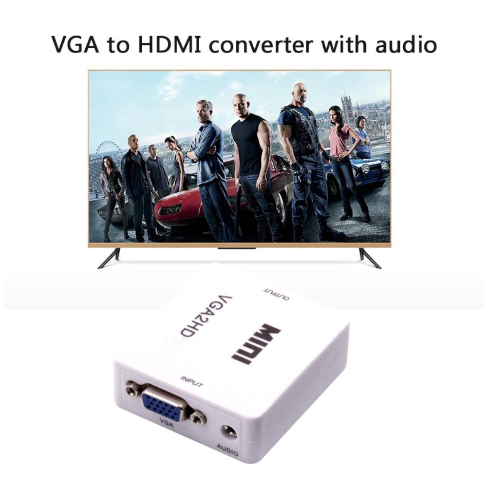 Đầu Chuyển Đổi vga Sang hdmi hd 1080p hdmi Cho tv / Máy Chiếu / pc / Màn Hình / hdtv / dvd