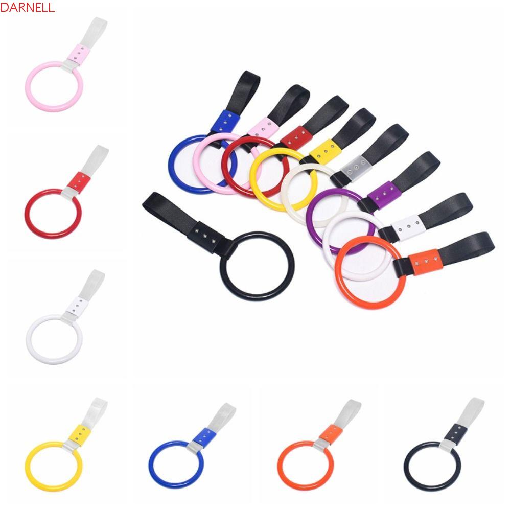 Dây Đeo Tay Cầm Xe Hơi Bằng Nhựa Màu Bạc / Đen Siêu Bền Tiện Dụng Cho Xe Hơi