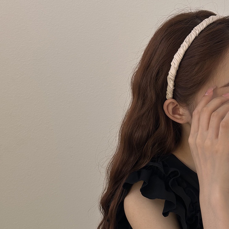 Băng Đô Cài Tóc Dạng Ấn Phong Cách Retro Hàn Quốc Dễ Phối Đồ