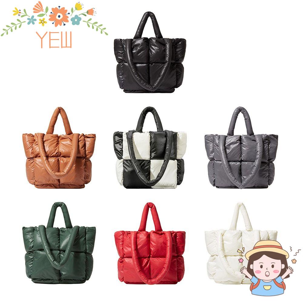 Túi Xách Tote Bằng Cotton Đệm Phồng Tiện Dụng