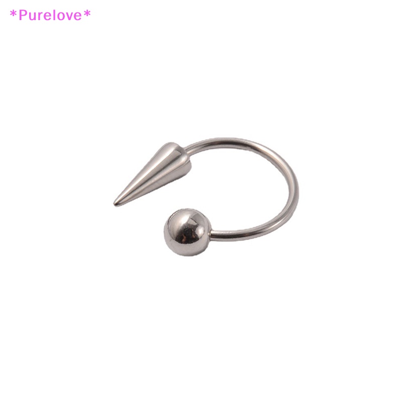 Khuyên Xỏ Mũi / Môi Bằng Thép Không Gỉ Phong Cách Gothic Thời Trang Mới