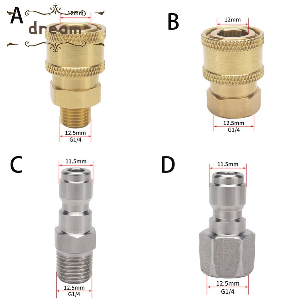 【DREAMLIFE】Quick Connector Copper Quick Release Quickly Disassemble Durable Adapter