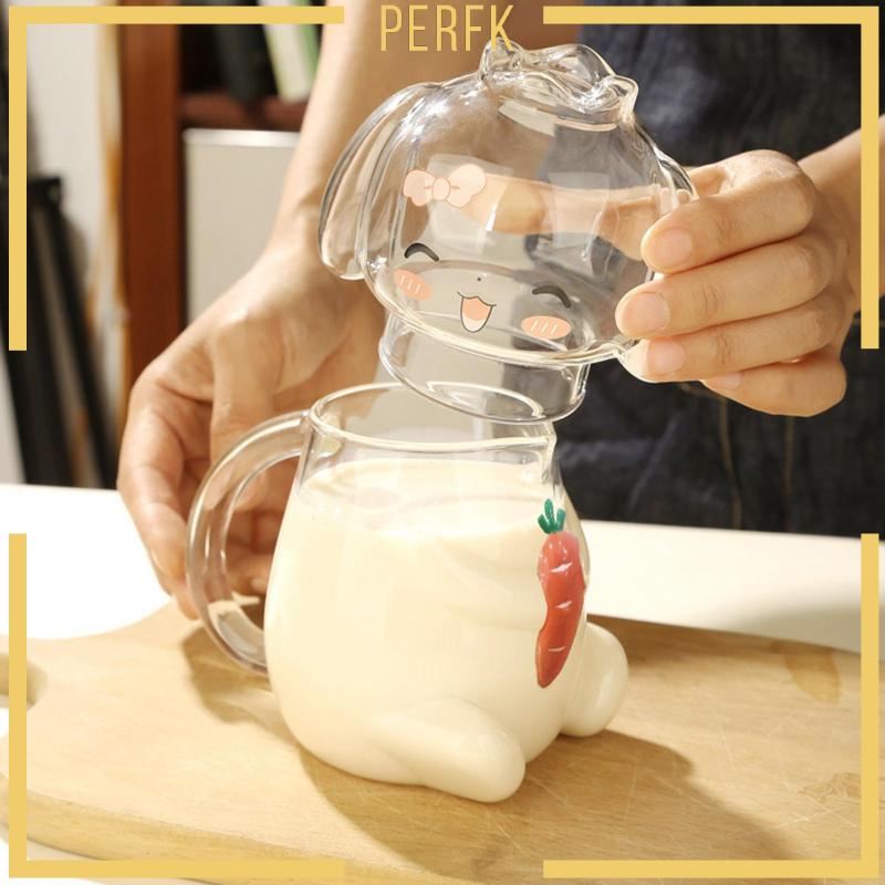 Kính Bình Nước Thủy Tinh Có Nắp Đậy Tiện Dụng