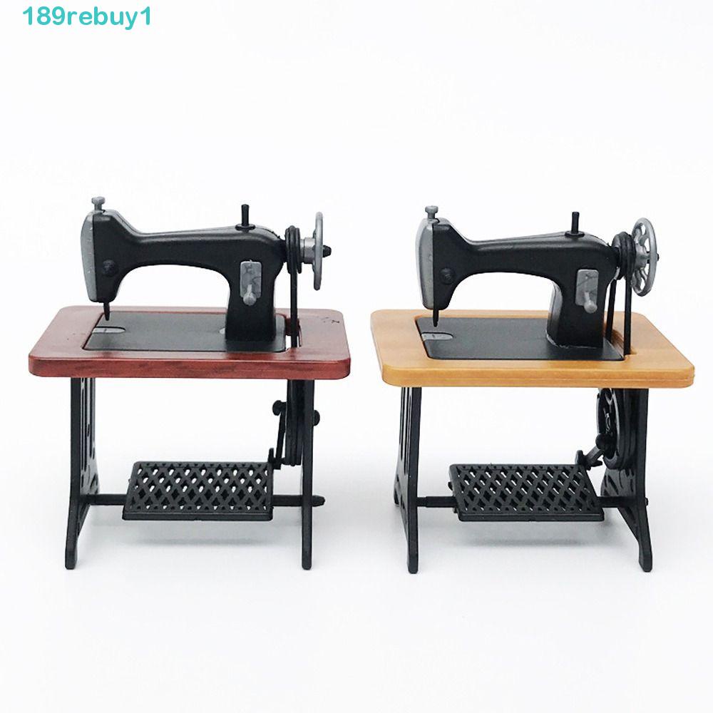 Mô Hình Nội Thất Máy May Bằng ABS Dễ Thương Trang Trí Nhà Búp Bê REBUY1 1: 24