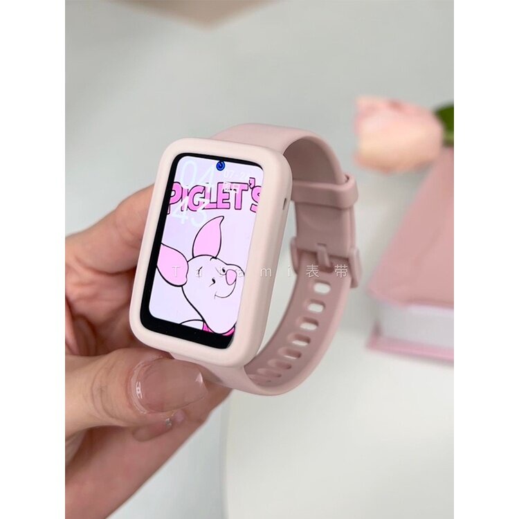 Phù Hợp Ốp Điện Thoại Silicone Mềm Có Dây Đeo Cho Huawei band 8 / 8 / 7 / 6