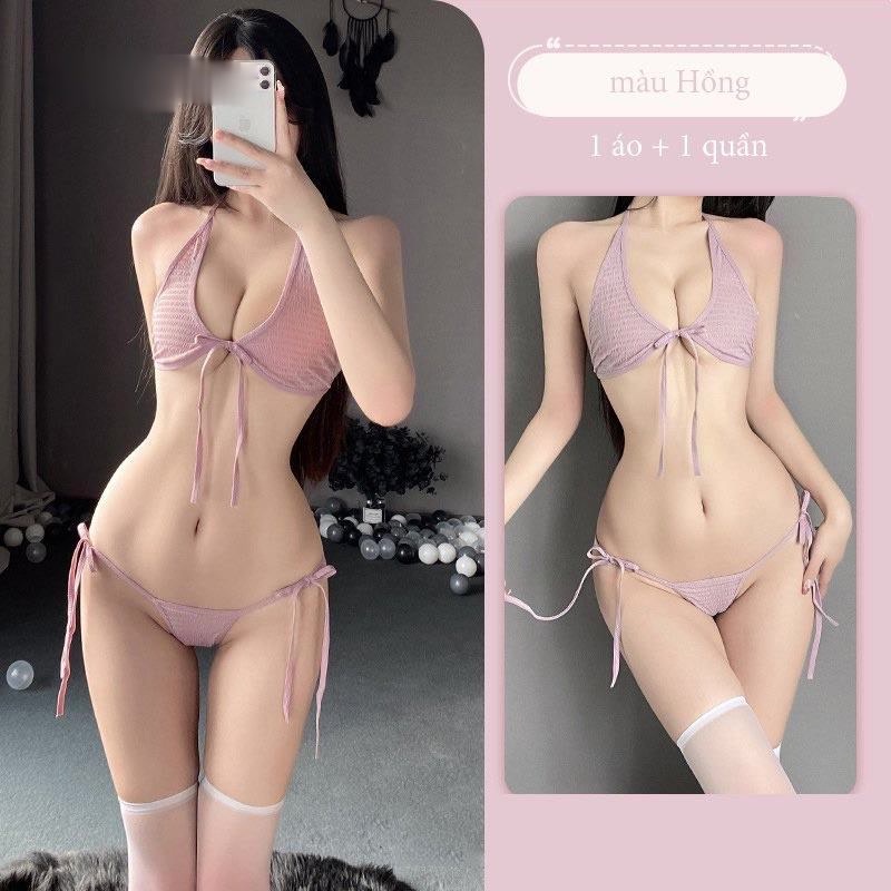 Bộ Đồ Nội Y Ba Mảnh Cột Dây Hông LG334 [CWEAR.SEXY] | BigBuy360 - bigbuy360.vn