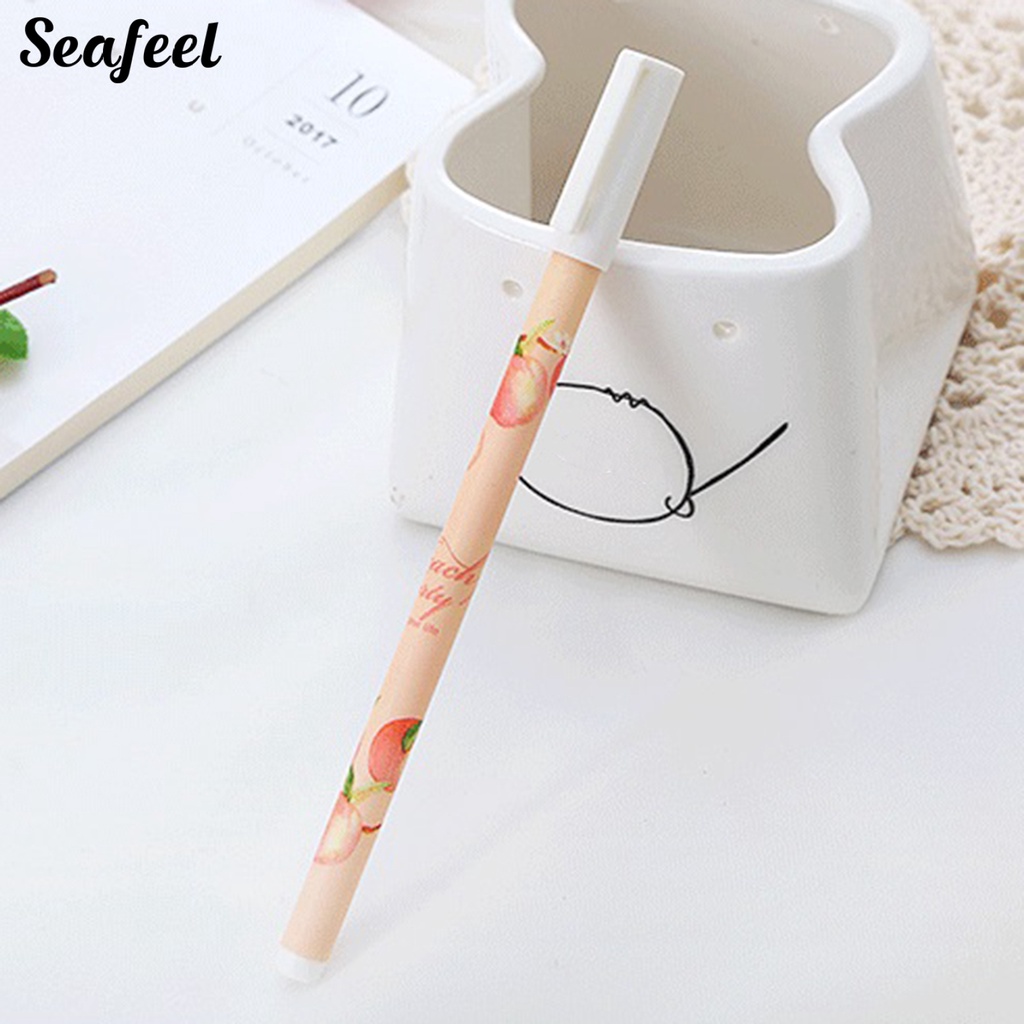 Set 10 Bút Mực Gel Chống Trượt Họa Tiết Hoạt Hình Dễ Thương Dành Cho Các Bé