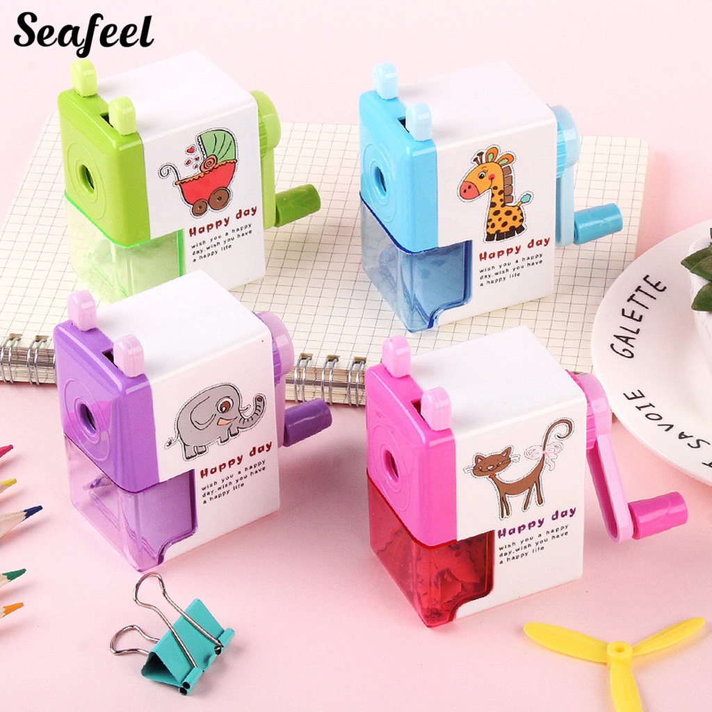 Hộp Đựng Bút Chì Xoay Chống Trượt Tiết Kiệm Sức Khỏe Họa Tiết Hoạt Hình Dễ Thương