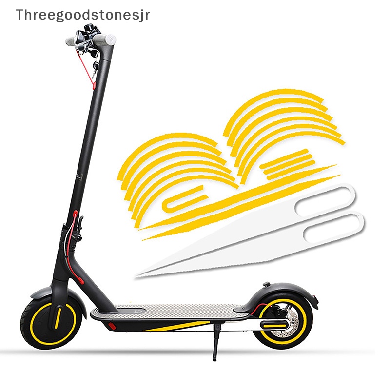 Miếng Dán Phản Quang Cảnh Báo Bằng PVC Chống Nước Cho Xe Scooter Xiaomi Mijia M365 JR