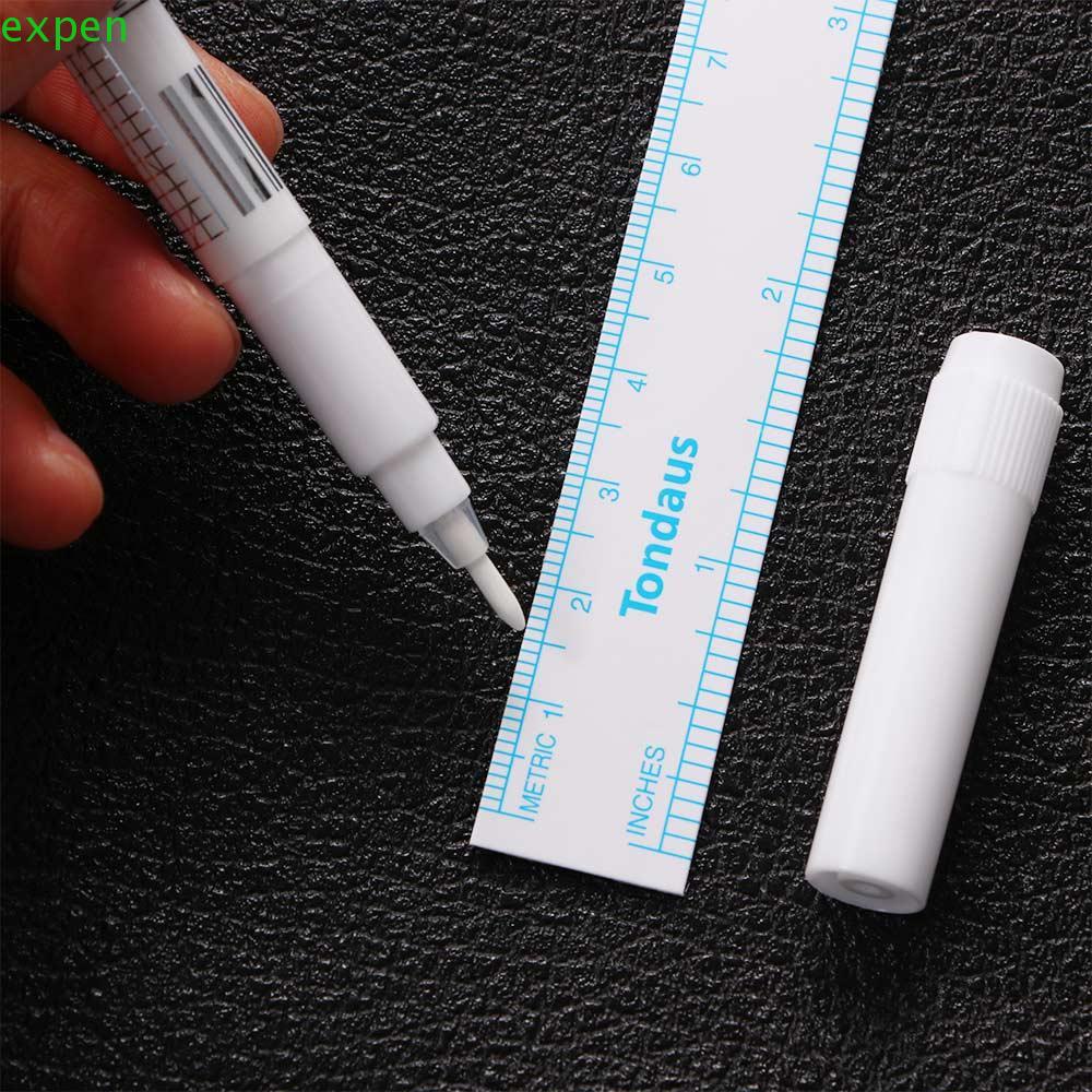 Bút Đánh Dấu Màu Trắng Da Kèm Thước Đo Định Vị Xăm Hình Tiện Dụng