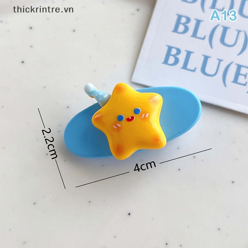 Kẹp Tóc Hình Ngôi Sao Đám Mây Màu Gradient Dễ Thương Cho Bé Gái